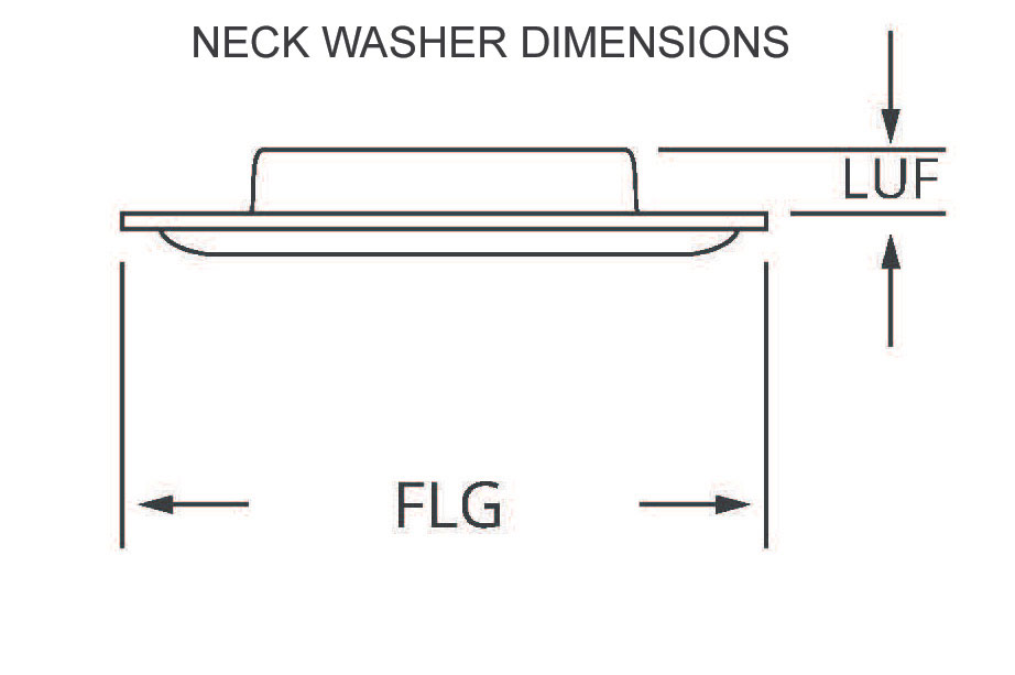 Neck Washer Dimensions